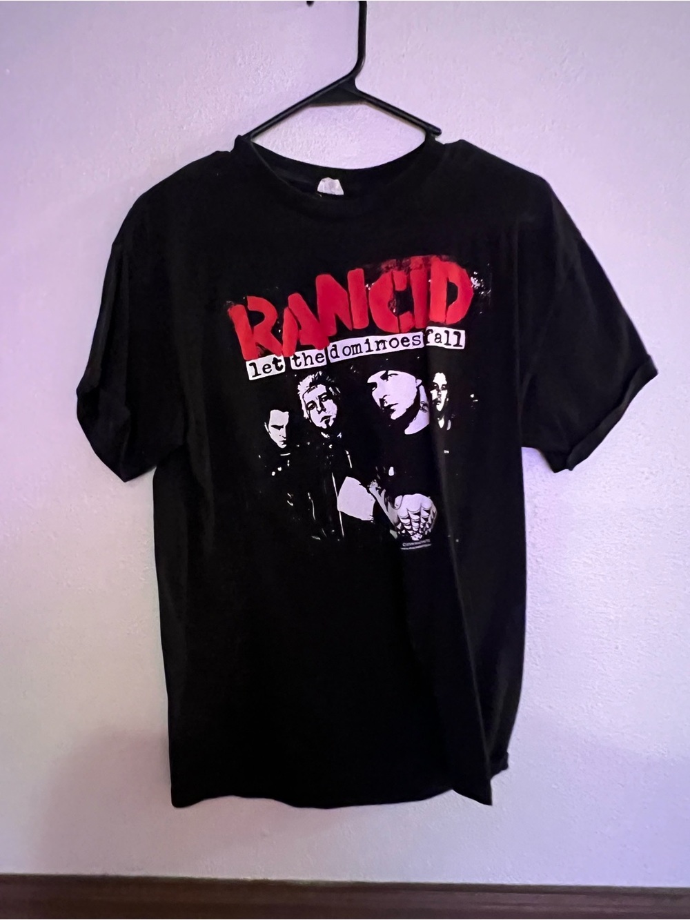 Rancid - 'Let the Dominoes Fall' Black Graphic Tee
